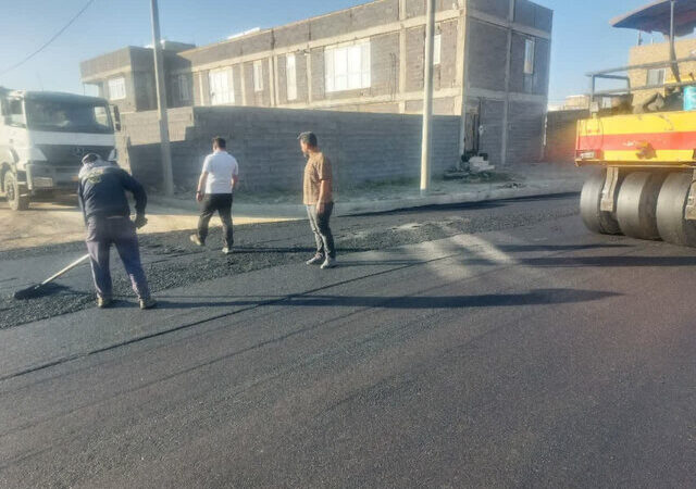 آسفالت‌ریزی گسترده در کردکوی؛ ۵۲ هزار متر مربع معابر نو شد!
