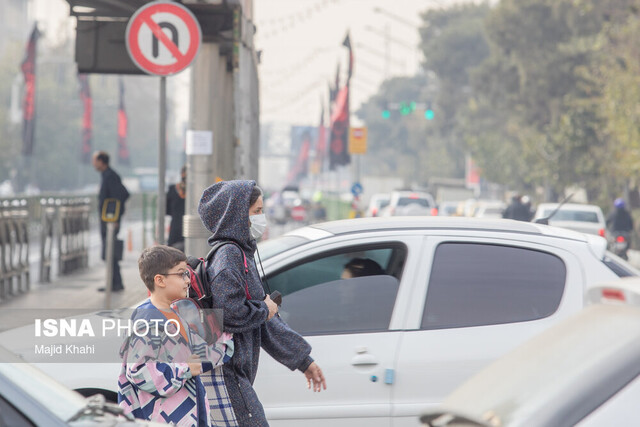 هوای تهران برای همه قرمز شد؛ نفس‌ها تنگ‌تر از همیشه!