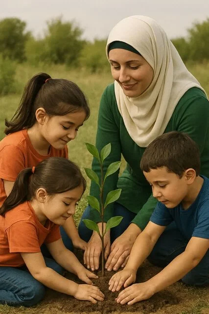 درختکاری نمادین روز مادر در بروجرد؛ ۱۰۰ نهال برای حفظ زمین و عشق به مادران