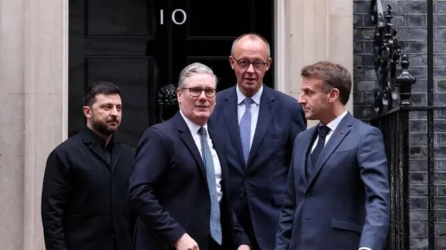 گفت‌وگوی تلفنی ماکرون، استارمر و مرتس با ترامپ درباره اوکراین