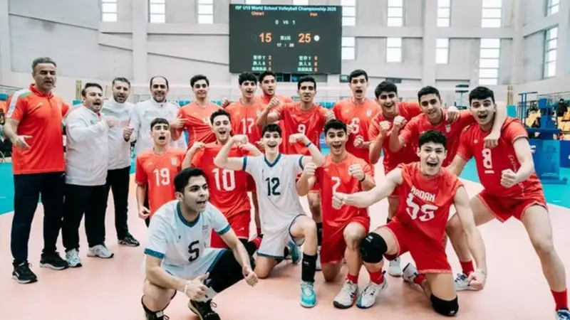 پسران والیبالیست ایران با شکست چین تایپه قهرمان جهان شدند!