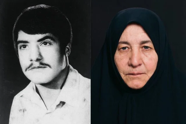 مادر شهید محمد قائدامینی هارونی در مراسمی باشکوه آسمانی شد