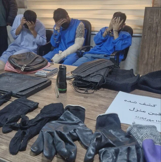 دستگیری سارقان حرفه‌ای و سابقه‌دار منازل در مهرآباد؛ پایان عملیات تعقیب و گریز