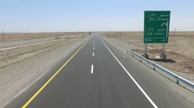 پیشرفت چشمگیر در محور شادمهر-کاشمر؛ ۵ کیلومتر جدید تا پایان سال آماده بهره‌برداری می‌شود!