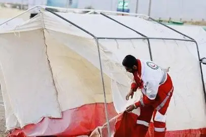 آبگرفتگی شدید در روستای طولای قشم؛ ۱۰ خانواده به اسکان موقت منتقل شدند!