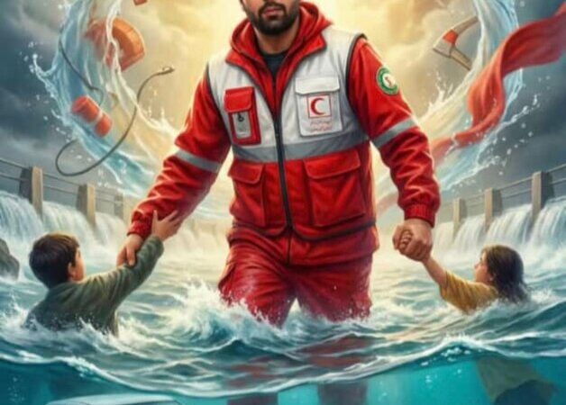 مرگ تلخ نجاتگر هلال احمر جهرم در مأموریت امدادرسانی بارانی؛ فداکاری که جاودانه شد