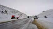 محدودیت و انسداد برخی محورهای همدان بر اثر کولاک و شرایط نامساعد جوی