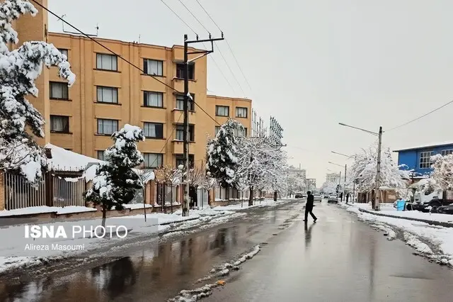 پیش‌بینی آغاز بارش برف خفیف از بعدازظهر شنبه در خراسان رضوی