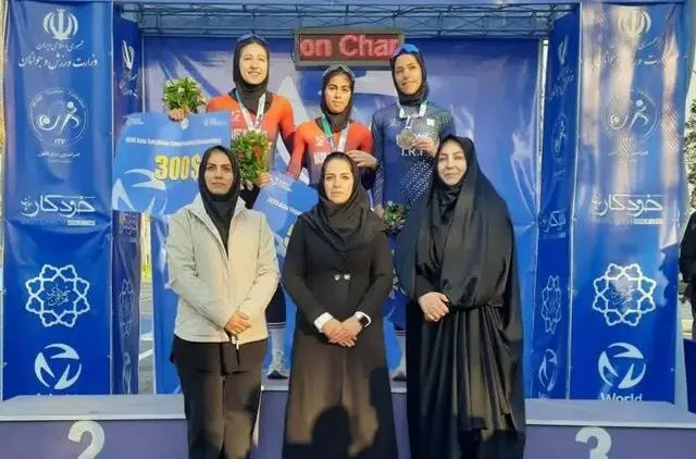 درخشش بانوی قمی در دواتلون آسیا؛ نایب‌قهرمانی تاریخی در تهران