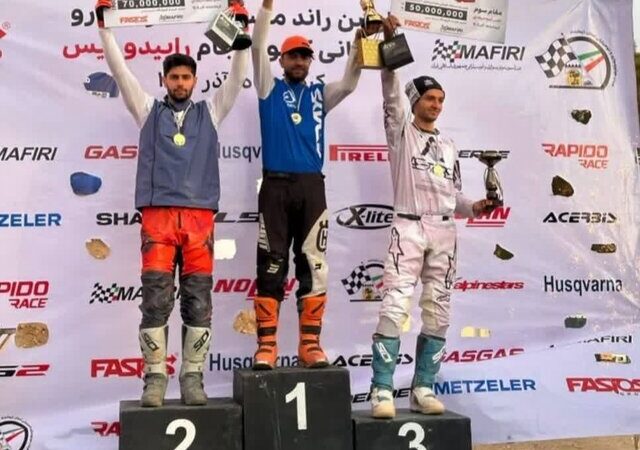 درخشش دانیال رسولی؛ موتورسوار کردستانی با نایب قهرمانی رقابت‌های کشوری لرزه بر دل رقبایش انداخت!