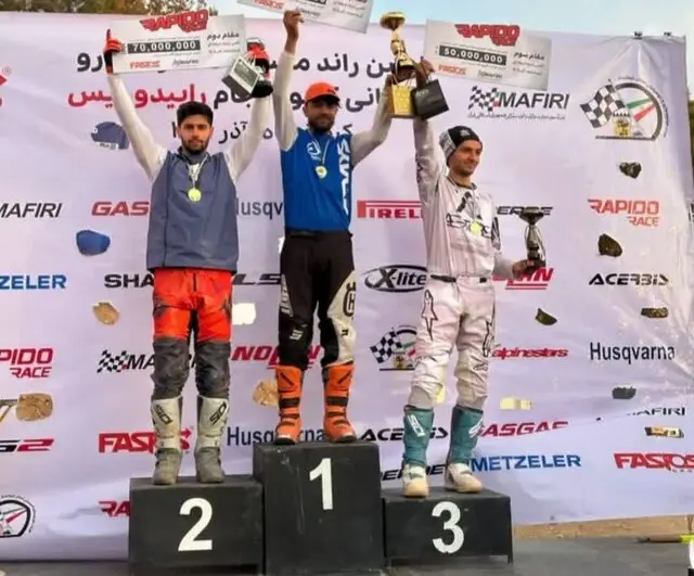 درخشش دانیال رسولی؛ موتورسوار کردستانی با نایب قهرمانی رقابت‌های کشوری لرزه بر دل رقبایش انداخت!