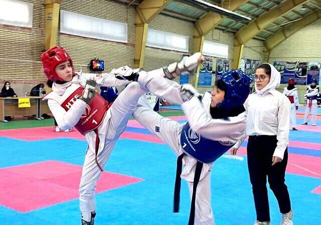 رقابت نفس‌گیر نوجوانان دختر تکواندو در اردبیل؛ استعدادهای جدید درخشان شدند