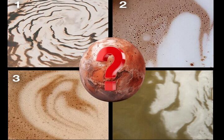 چالش جذاب ناسا: می‌توانید یخ‌های مریخ را از لیوان شکلات داغ تشخیص دهید؟
