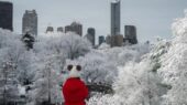 طوفان زمستانی در آمریکا زندگی مردم را مختل کرد