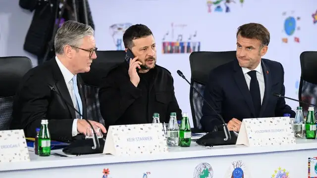 رایزنی تلفنی استارمر، ترامپ، زلنسکی و رهبران اتحادیه اروپا