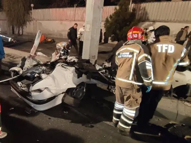 تصادف مرگبار پژو ۲۰۶ در جاده دماوند؛ ۴ کشته و یک مصدوم