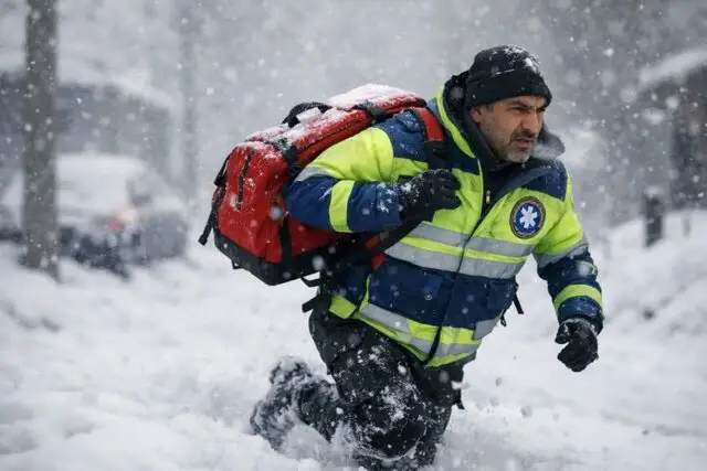 ۲۴۶ مأموریت اورژانسی اورژانس کردستان در یک شب کولاکی