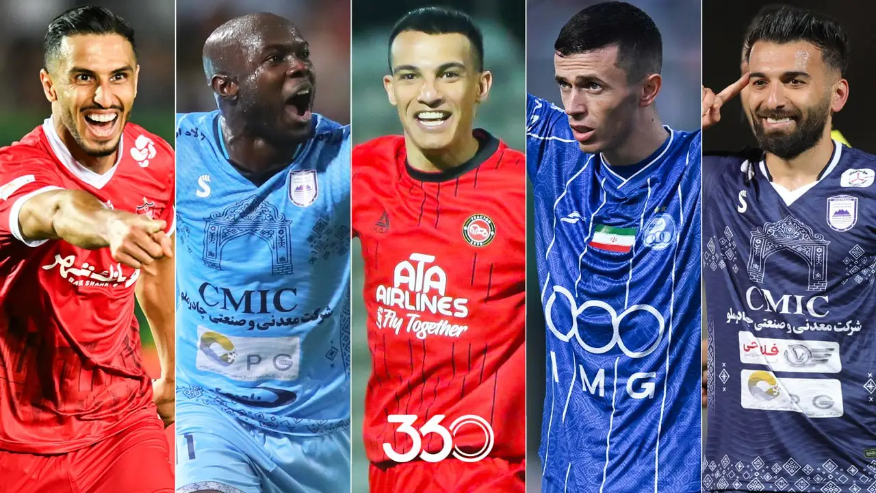 ستاره‌های تاثیرگذار لیگ 25؛ شگفتی دو ستاره چادرملو و درخشش تک‌ستاره‌های سرخابی‌ها!