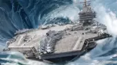 راز پایداری ناوهای هواپیمابر در دل طوفان‌های سهمگین دریا چیست؟