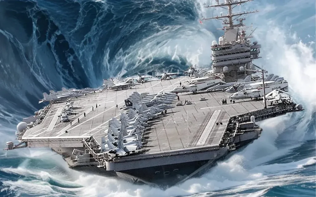 راز پایداری ناوهای هواپیمابر در دل طوفان‌های سهمگین دریا چیست؟