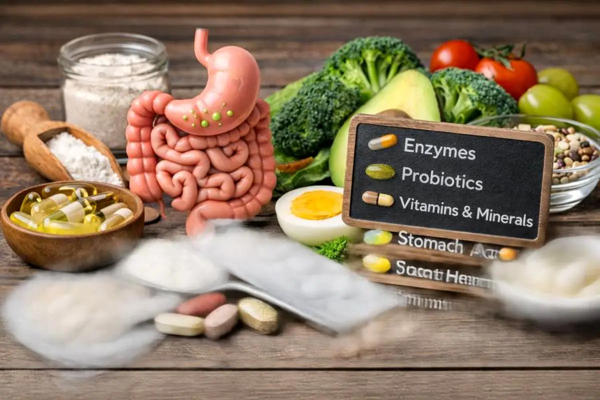 کدام قرص‌ها واقعاً به جذب بهتر غذا کمک می‌کنند؟ حقیقتی که باید بدانید!