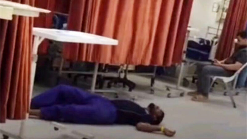 تصاویر تکان‌دهنده از بی‌تفاوتی پرسنل بیمارستان گلستان اهواز در برابر بیمار در حال تشنج!
