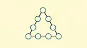 چالش هوش: چگونه اعداد 1 تا 9 را طوری بچینیم که هر ضلع مثلث برابر شود؟