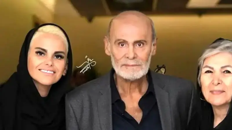 عکس نایاب جمشید هاشم پور 27 ساله کنار لی‌لی رضوانی در سال 1350؛ راز موهای پرپشت او چیست؟