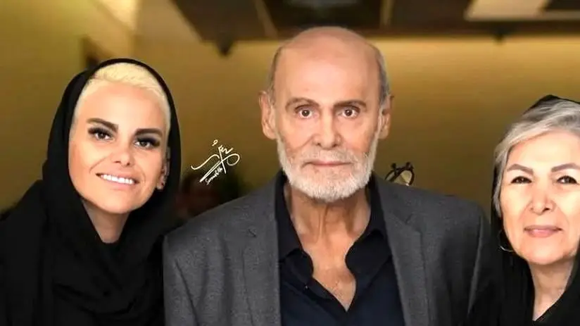 عکس نایاب جمشید هاشم پور 27 ساله کنار لی‌لی رضوانی در سال 1350؛ راز موهای پرپشت او چیست؟