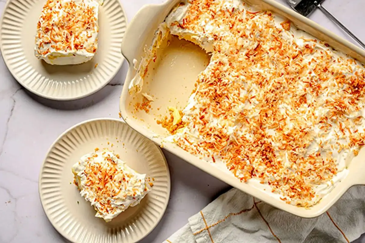 دسر برفی نارگیلی؛ راز خوشمزه‌ترین انتخاب شب یلدا که همه عاشقش می‌شوند!