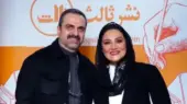 شبنم مقدمی و همسرش در جشن امضا: استایلی که همه را شگفت‌زده کرد!