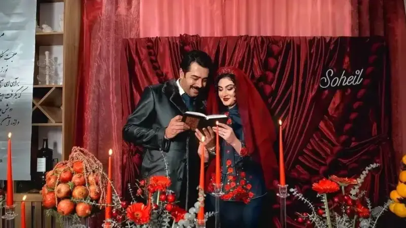 اولین یلدای مریم مومن و سهیل قاصدی با تجملاتی چشم‌نواز؛ لحظاتی که قلب‌ها را گرم کرد!