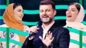 اجرای شاد و بی‌نظیر مریم مومن و متین ستوده در تلویزیون؛ رقابت جذاب خوانندگی برای شوهرانشان!