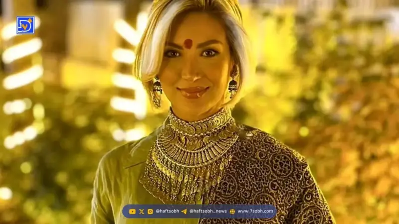 مینا مختاری با استایل هندی در جشن دیوالی؛ زیبایی‌اش از آیشواریا رای هم پیشی گرفت!