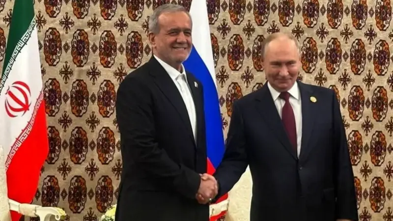 پوتین با پیام ویژه سلام گرم خود را به رهبر ایران رساند؛ واکنش پزشکیان چه بود؟