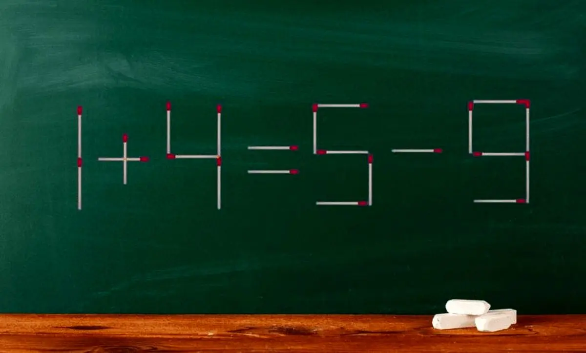 چوب کبریت جادویی: فقط در ۹ ثانیه دو معادله را برابر کنید!