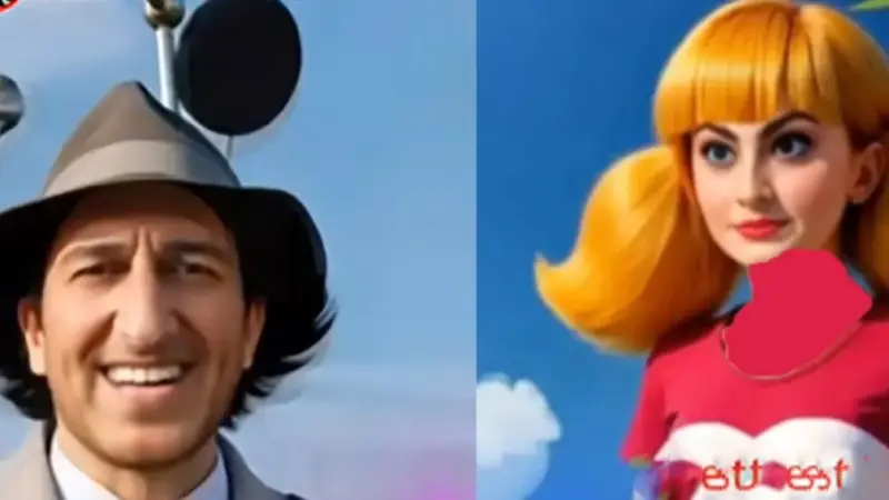 شگفتی جدید هوش مصنوعی: مریم مومن و یوسف صیادی در دنیای انیمیشن کارآگاه گجت!