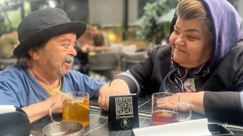 شادی ساده و خاص اسدالله یکتا در روز تولدش کنار خانواده‌اش