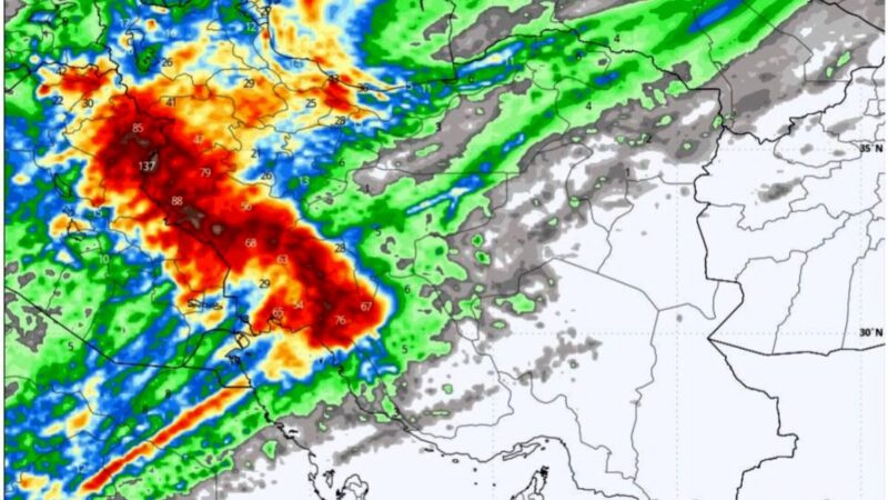 ۵۷ ساعت آینده بارش‌های سنگین در راه است