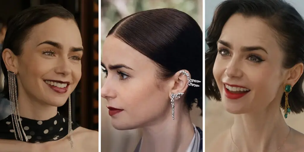 لیلی کالینز با گوشواره‌های جدید در «امیلی در پاریس» همه را شگفت‌زده کرد!