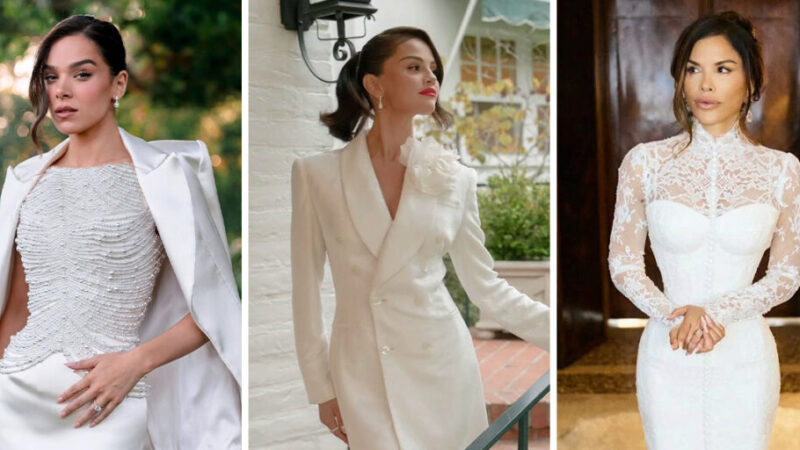 شگفتی‌سازان دنیای مد: عروس‌های مشهور ۲۰۲۵ با لباس‌های بی‌نظیر که همه را مات کردند!