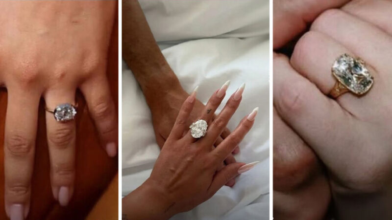 درخشش بی‌نظیر الماس‌های مدرن و کلاسیک در حلقه‌های سلبریتی‌های ۲۰۲۵ که همه را شگفت‌زده کرد!