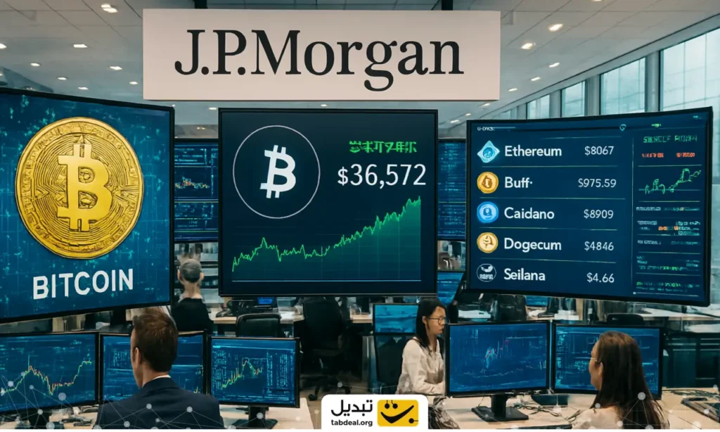 جی‌پی‌مورگان غول ۴ تریلیون دلاری وارد دنیای کریپتو شد؟