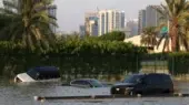 آب‌گرفتگی بی‌سابقه در دبی؛ شهر لوکس زیر آب رفت!
