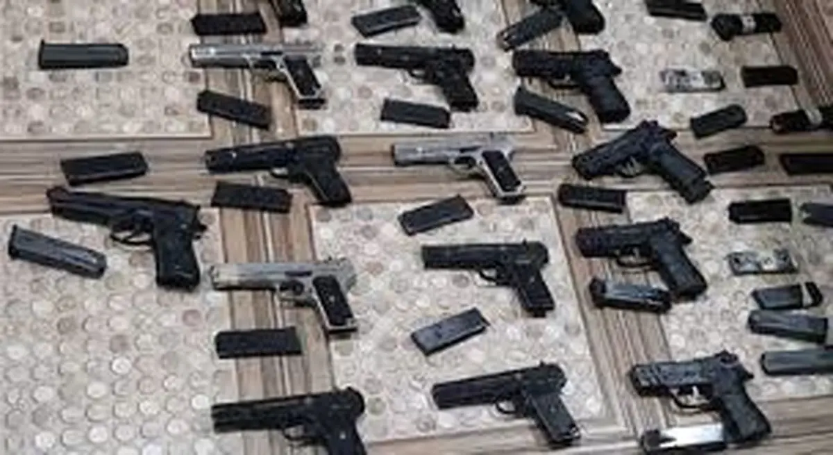 کشف حیرت‌انگیز ۱۵۰ قبضه اسلحه کلت خارجی در سیستان و بلوچستان!