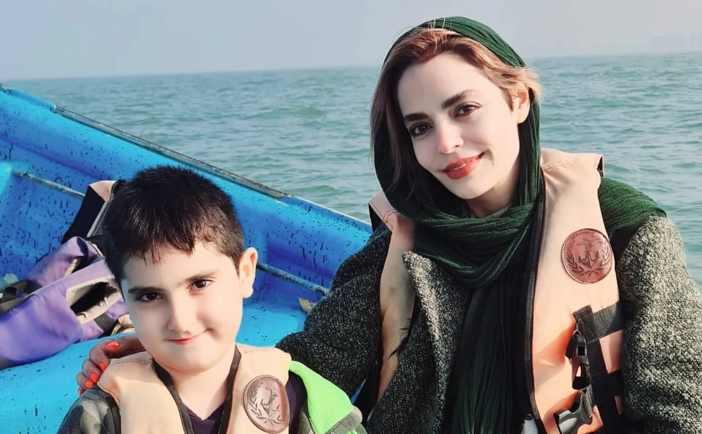 سپیده خداوردی در ساحل لاکچری با استایل خاص؛ پسرش چقدر بزرگ شده؟