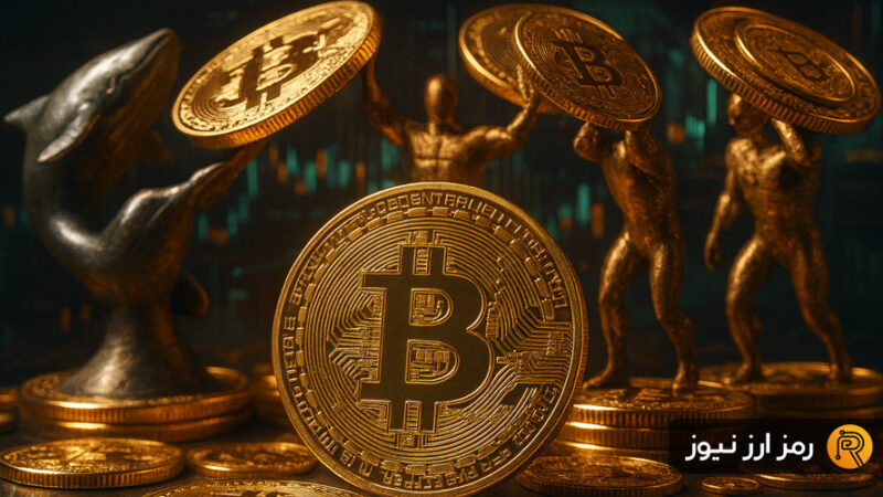 ۳۰ درصد بیت‌کوین در دستان نخبگان بازار؛ آیا کنترل واقعی از دست سرمایه‌گذاران خرد خارج شده؟