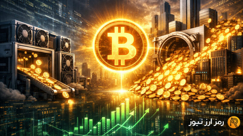 خرید بیت‌کوین توسط نهادی‌ها از عرضه ماینرها برای اولین‌بار در ۶ هفته پیشی گرفت؛ آیا بازار در آستانه تغییر است؟