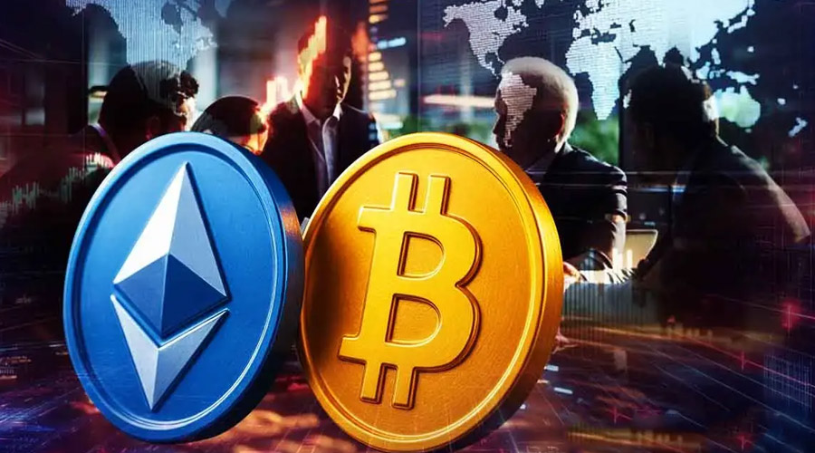 بلک‌راک با خرید ۵۸۹ میلیون دلار بیت‌کوین و اتریوم، رکورد بزرگ‌ترین انباشت نهادی ماه را شکست!