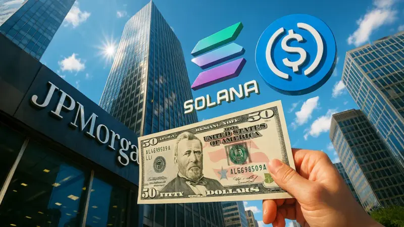 جی‌پی‌مورگان برای نخستین بار ۵۰ میلیون دلار اوراق تجاری را روی سولانا توکنیزه کرد!